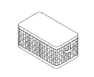 DEMETRA RECTANGULAR BASKET WITH LID
