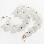 Handcrafted Oversized Sea Glass Garland
clear