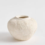 Textured Earthenware Small Vase