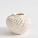 Textured Earthenware Small Vase