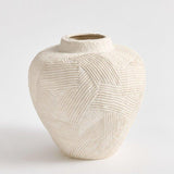 Textured Earthenware Large Vase