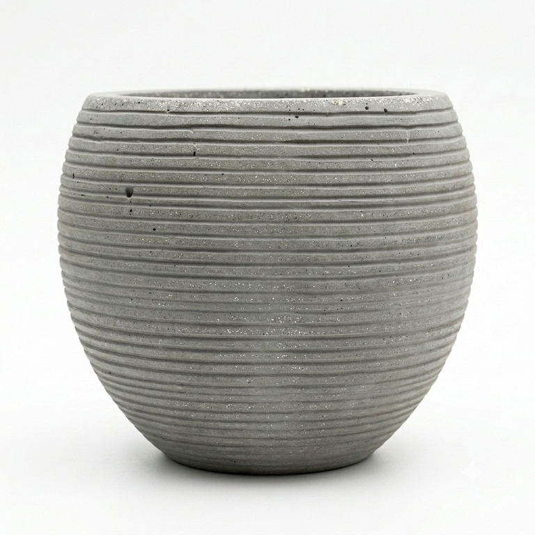 Planter O Collection Medium Black