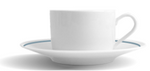 COLLECTION SPECIAL SOURCES UNLIMITED WITH RIM /
TEA CUP AND SAUCER