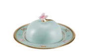 BUTTERFLY BUTTER DISH WITH CLOCHE