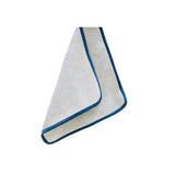 Lipari - Hand Towel - Grey With Blue Border