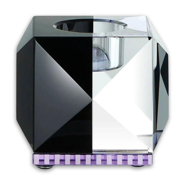 Ophelia T-Light Clear/Black/Purple