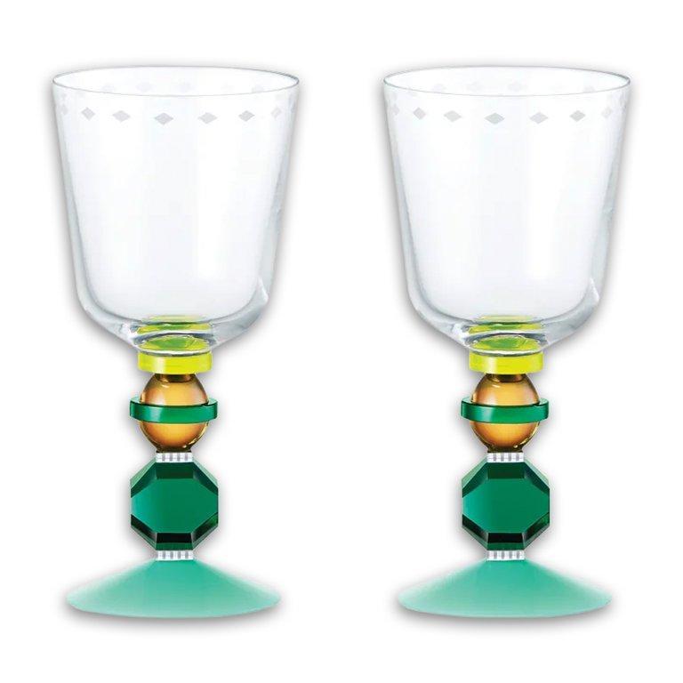 Mayfair Tall Crystal Glass | Set Of 2