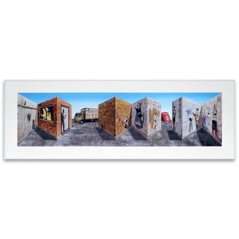 Banksi / 2021 / Hand-Painted Multiple With Archival Inkjet