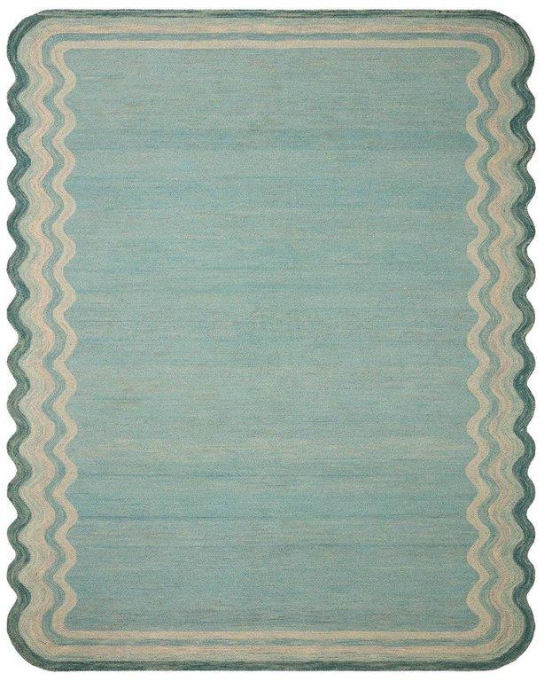 AESTHETIC AQUA OCEAN AREA RUG