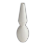 Saten Small Clay Vase- White - Rometti