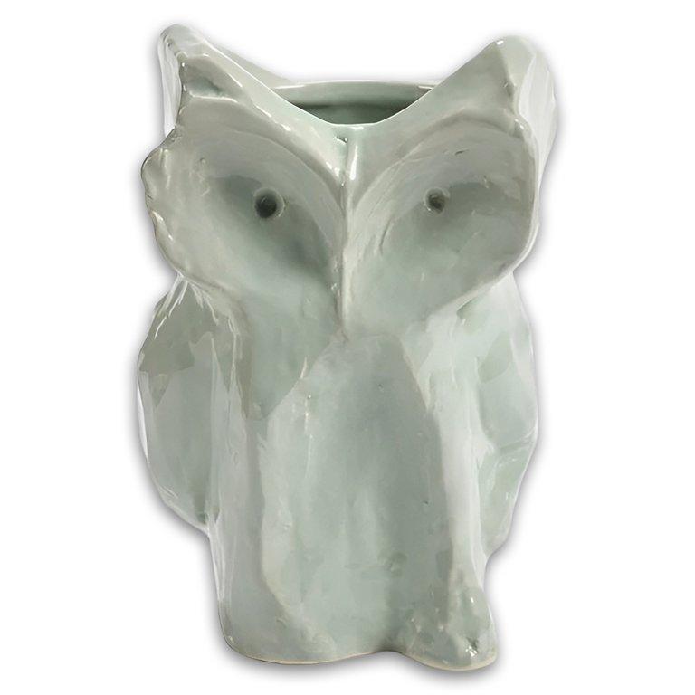 Owl Vase S Light Blue After Midnight