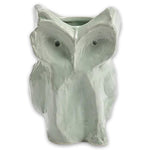 Owl Vase L Light Blue After Midnight