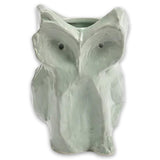 Owl Vase L Light Blue After Midnight