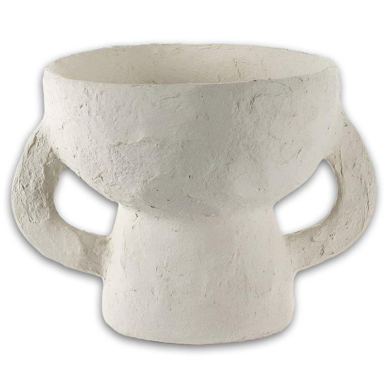 Vase 01 S White Earth