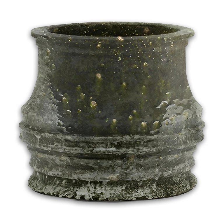 Planter 01 M Dark Green Mesa