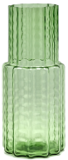 VASE 05 GREEN TRANSPARENT WAVES