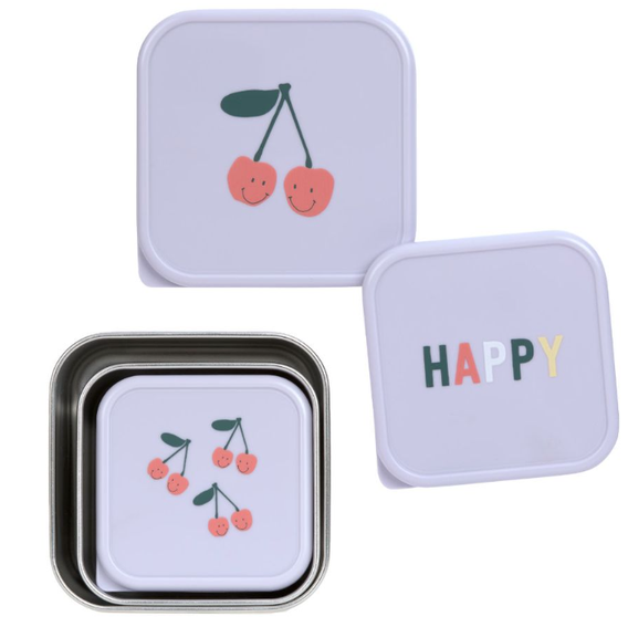 LASSIG SNACK BOX - HAPPY FRUITS CHERRY