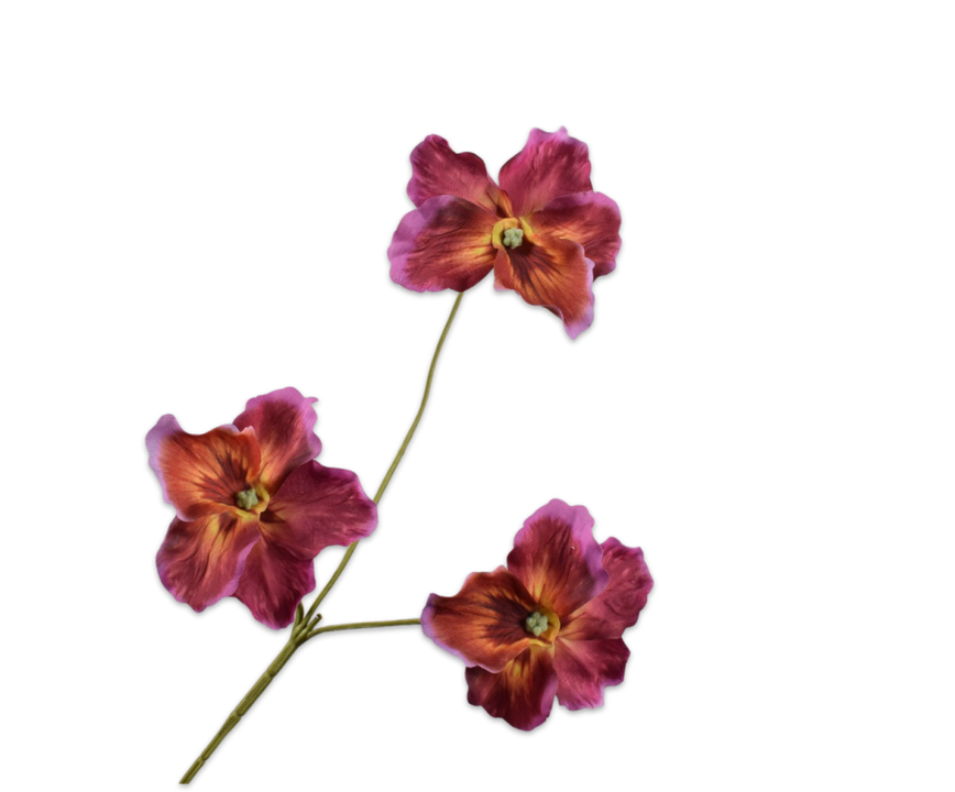 Pansy Spray Pnk/Brn