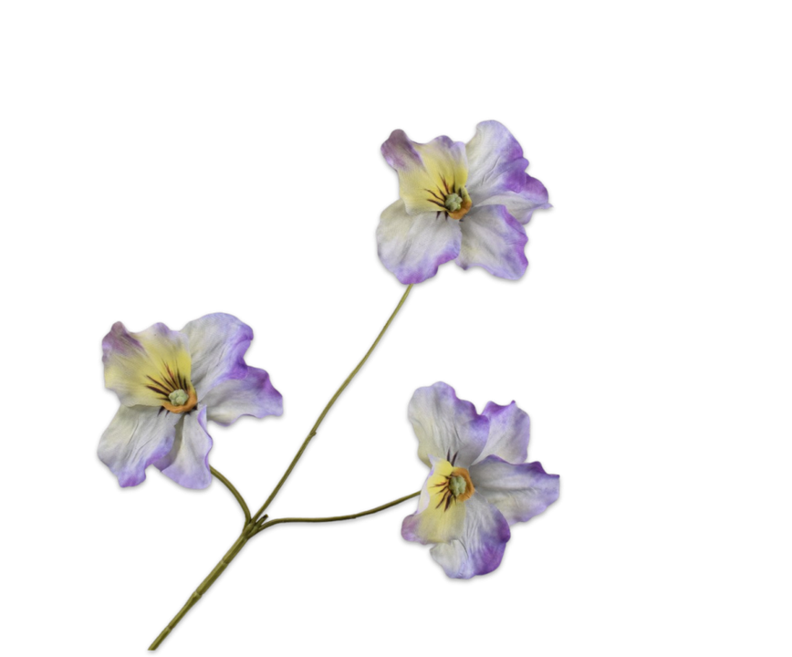 Pansy Spray Lav/Cr