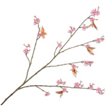 Acrylic Flower Spray Gold/Pink