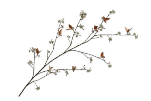 Acrylic Flower Spray Grn/Gold