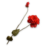 Poppy Stem Red Rt-73Cm