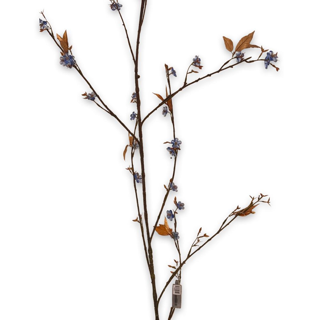 Acrylic Flower Spray Gold/Blue
