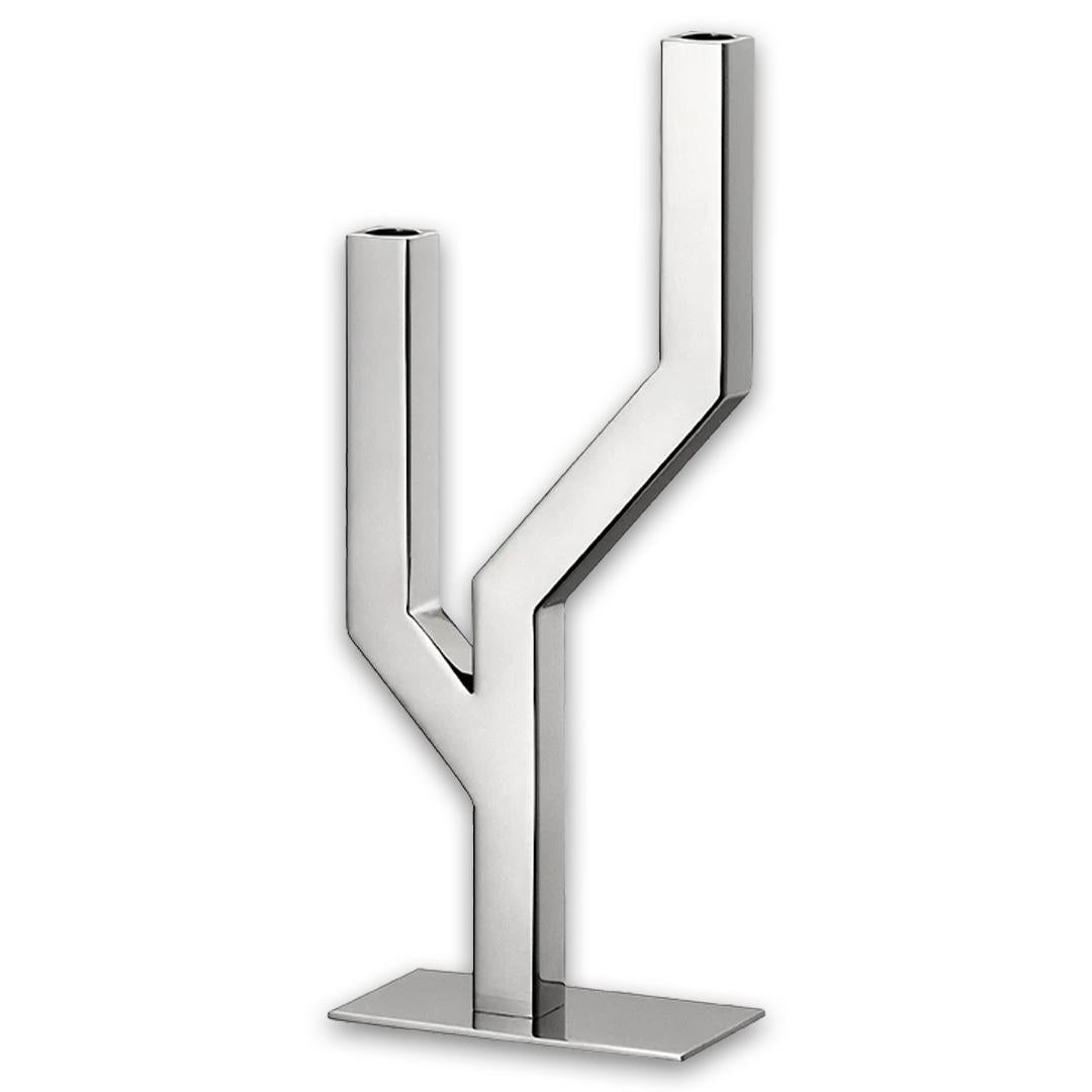 Arborescence Candle Holder -  Silver