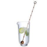 Hepburn Mixing Glass With Metal Stirrer - Clear