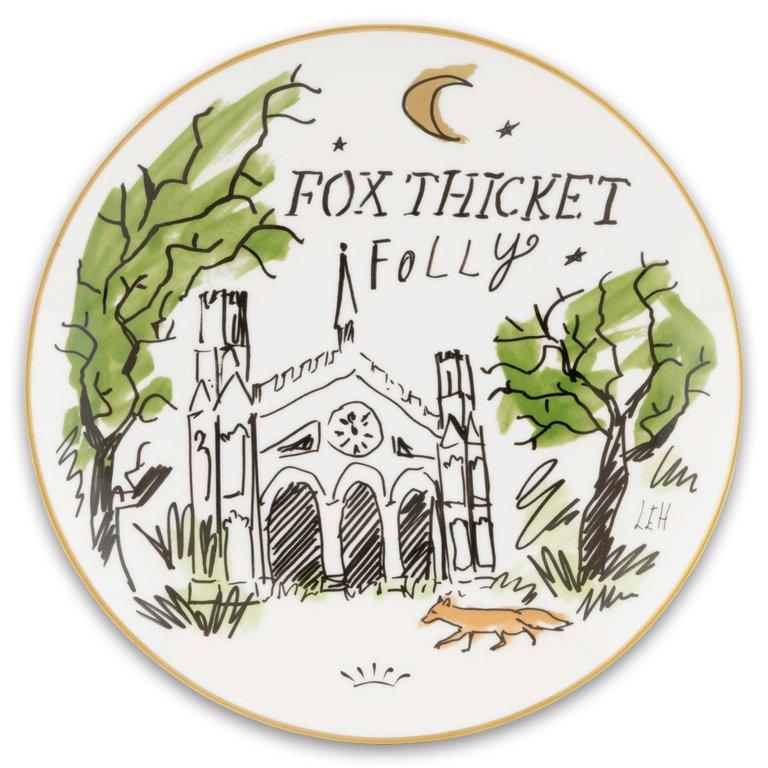 Profumi Luchino Fox Thicket Foll Decorative Plate