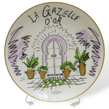 23 Rim Soup Plate-La Gazelle D'Or
