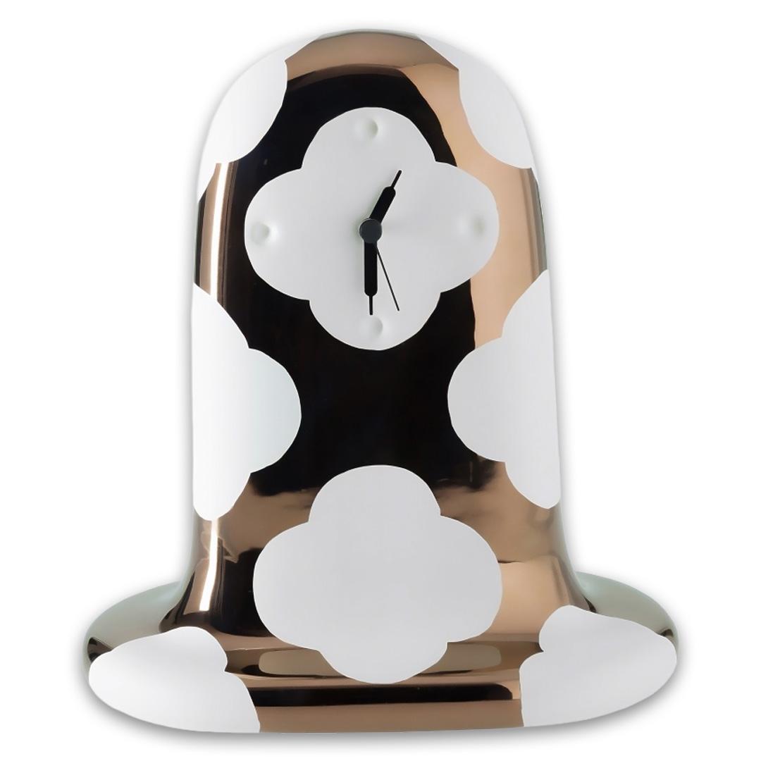 Fantasmiko Table Clock - Bronze White