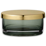 Tota Cylinder Jar With Lid Forest- S - Forest Green