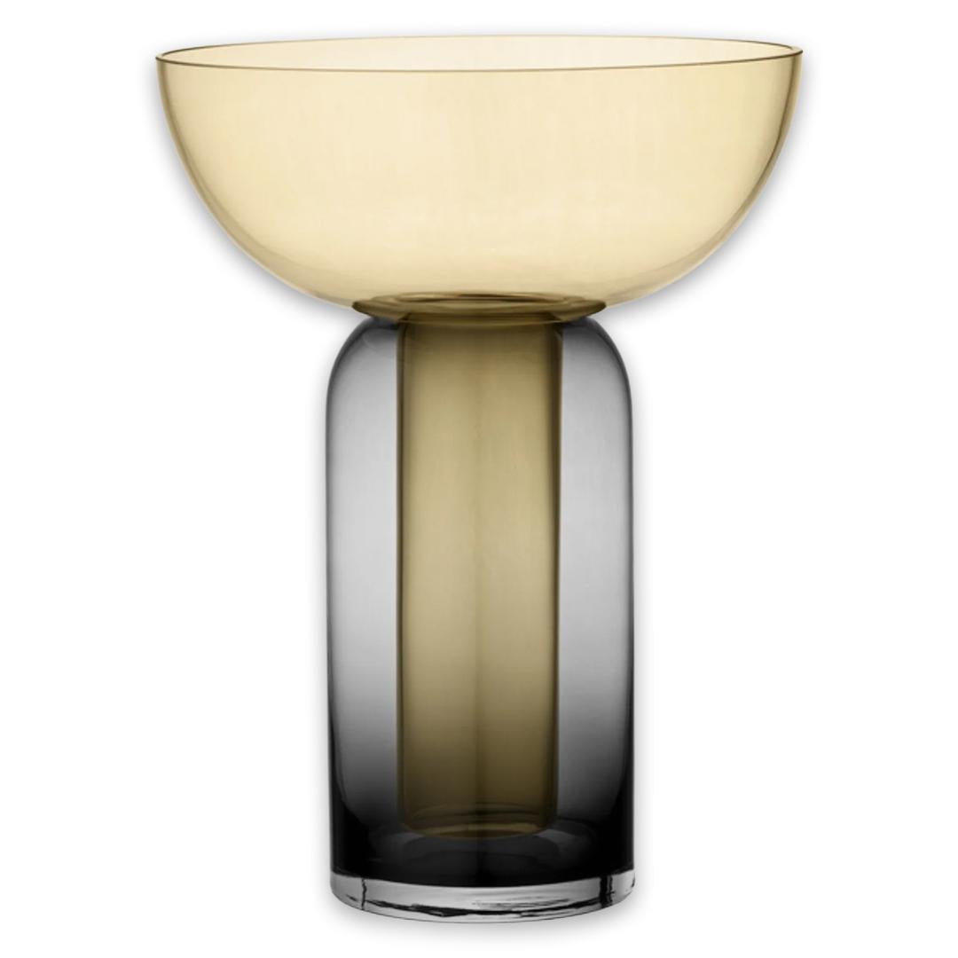Torus Vase - Amber Black - Amber-Black