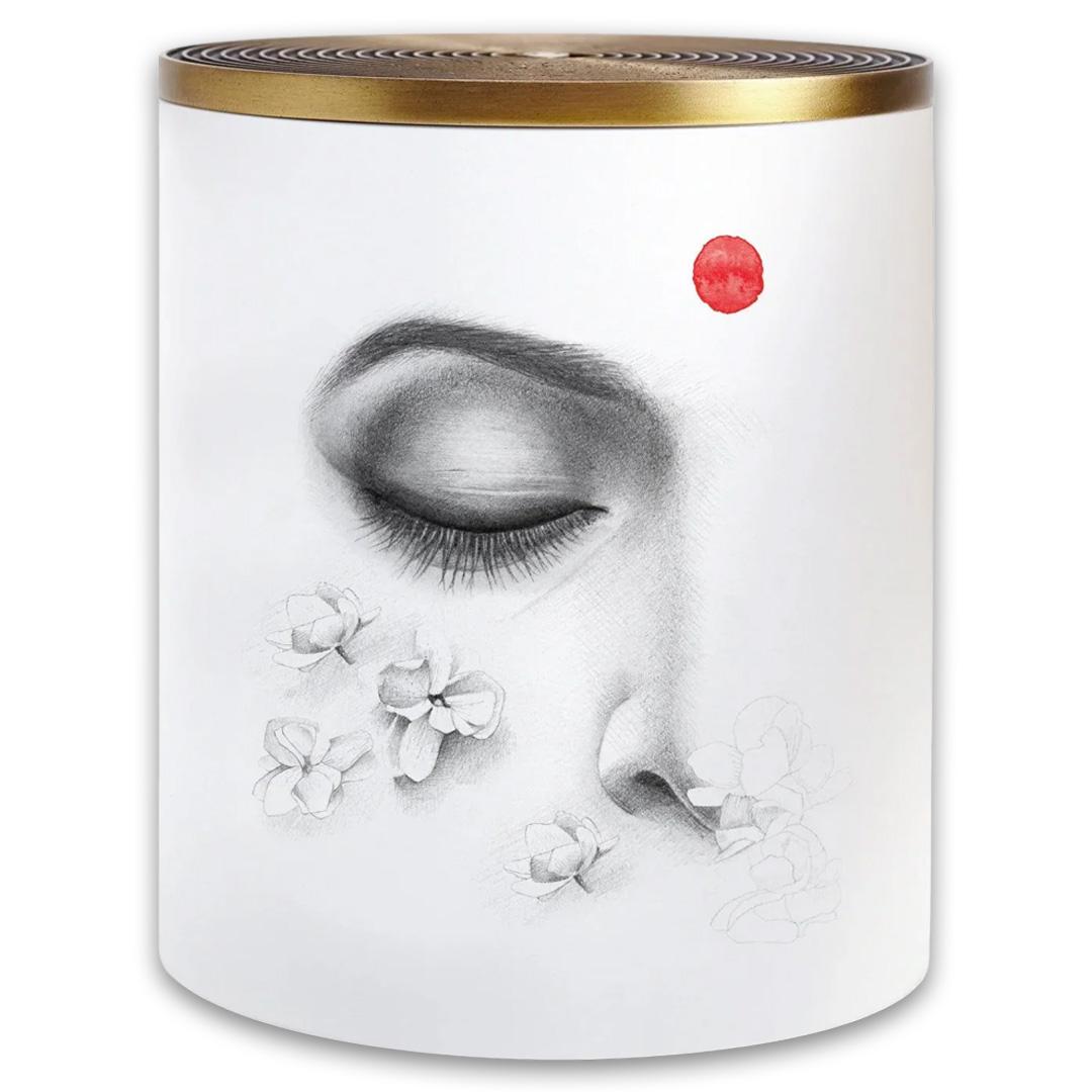 Jasmin D'Inde Three Wick Candle - White