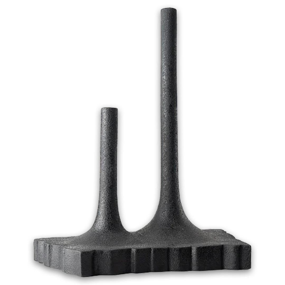 Double-Stem Vase - Black