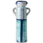 Revolve Vase Petrolblue/Blue Glass Vase - Multi Colour