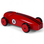 Wood Car Model, Red - Red