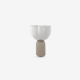 Torus Flowerpot, Silver/Taupe - Large