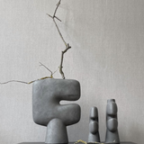 Tribal Vase, Mini - Dark Grey