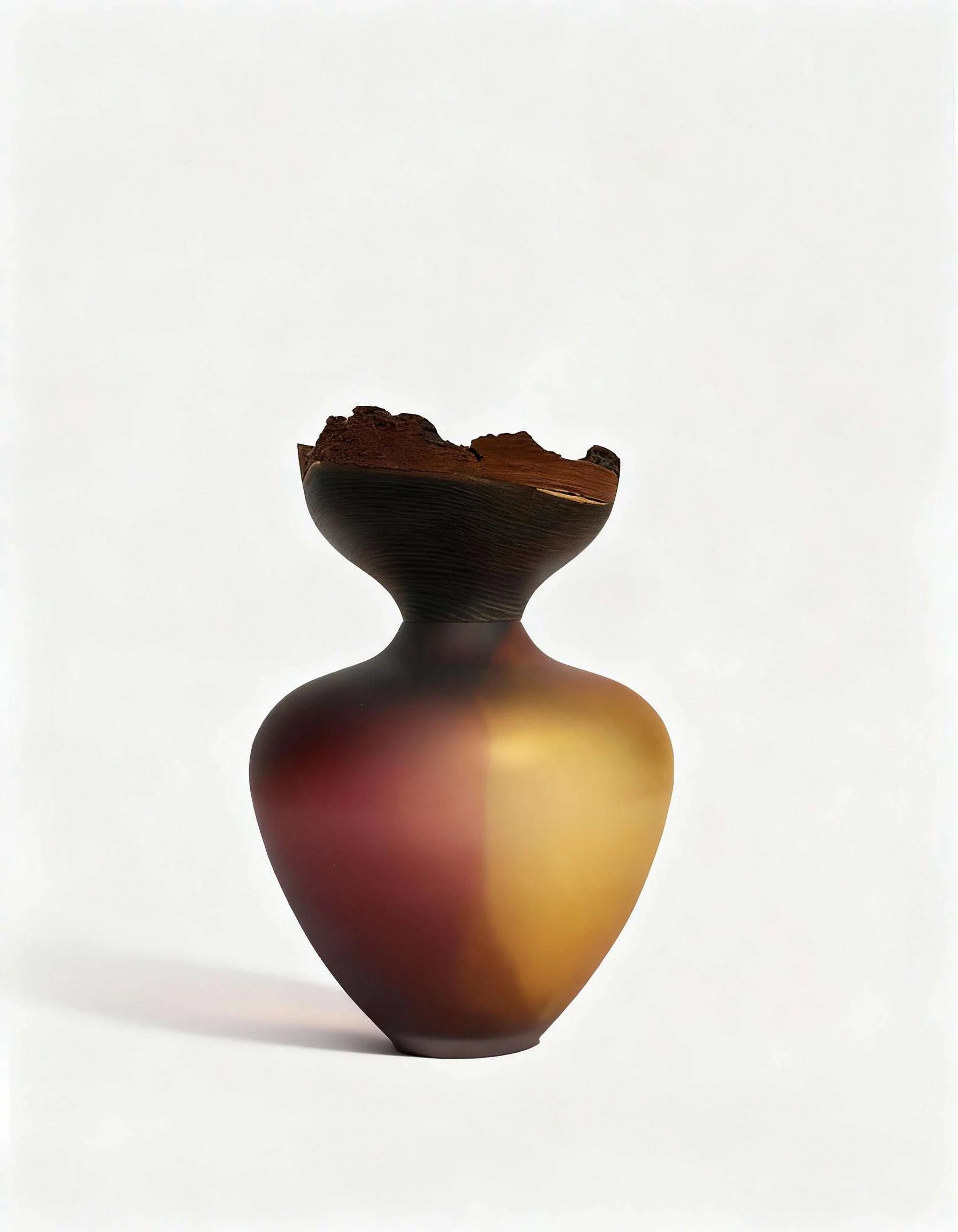 Baby Bloom Stacking Vessel | Purple Amber & Satin