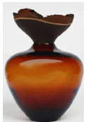 Baby Bloom Stacking Vessel | Amber
