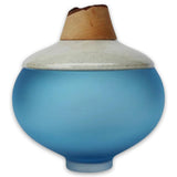 Kyoto Stacking Vessel Blue Satin & White