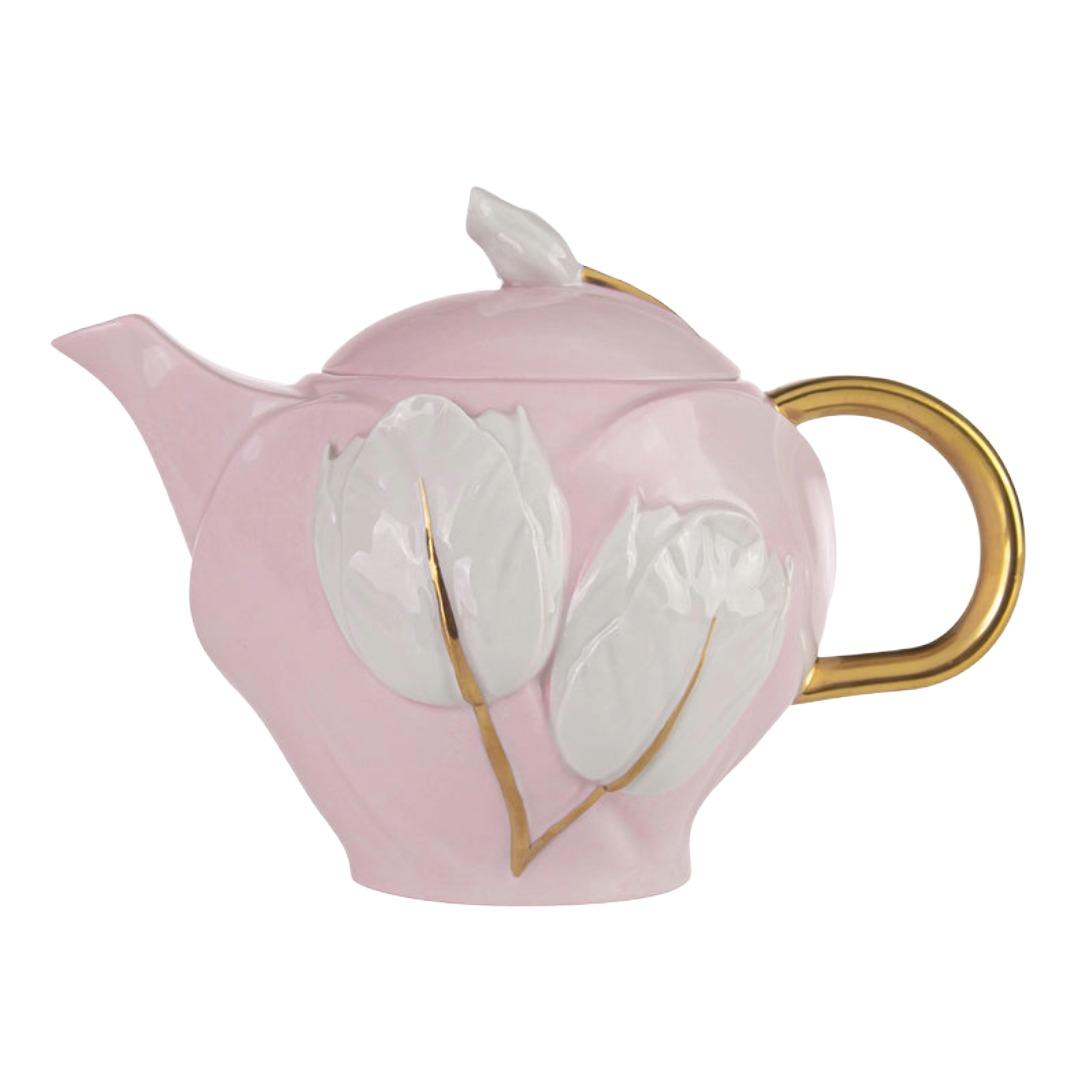 TULIP LARGE TEA POT 6 CUPS