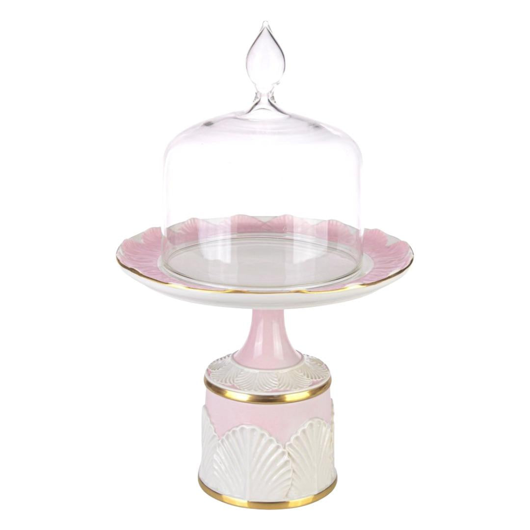 TULIP MEDIUM CAKE STAND WITH CLOCHE