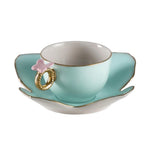BUTTERFLY TEA CUP AND SAUCER