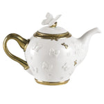 BUTTERFLY TEA POT WHITE 90 cl / 6 cups