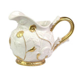 TAORMINA CREAMER 25 CL WHITE-ANTIQUE GOLD