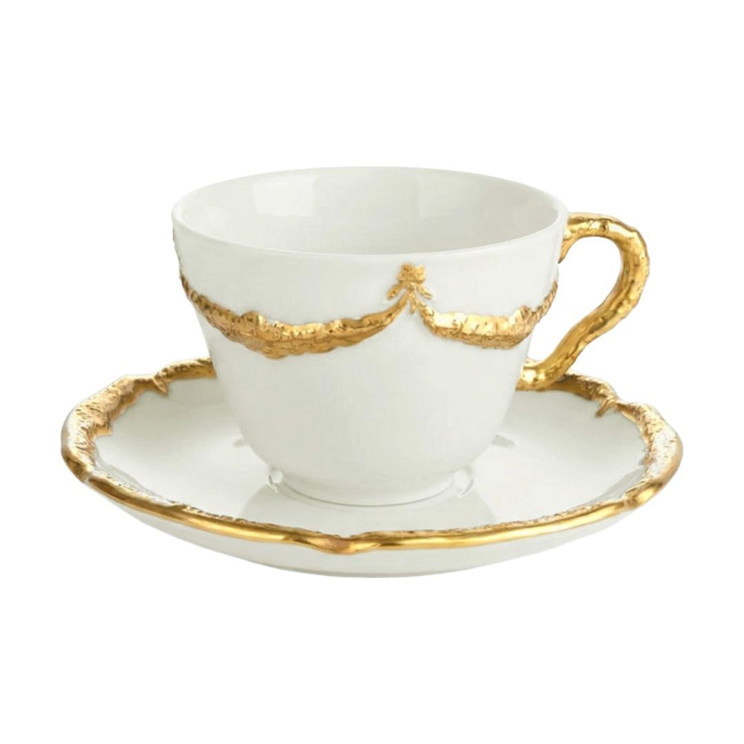 EMPIRE TEA CUP AND SAUCER