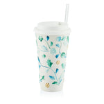 Taormina Turquoise & Gold Travel Mug